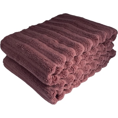Caretrade ručník Luxury 50 x 90 cm tmavší starorůžová