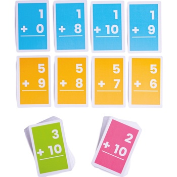 Bigjigs Toys Kartičky sčítání 1-10