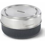 black+blum Стъклена кутия за обяд Black+Blum GR-LB-L015, 0.75 л, Съвместима с микровълнова и съдомиялна, Без BPA, Тъмносив (GR-LB-L015)