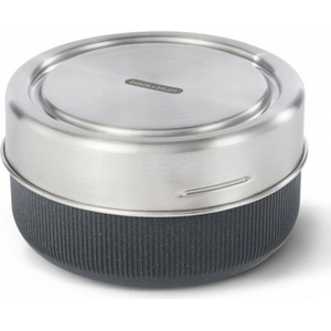 black+blum Стъклена кутия за обяд Black+Blum GR-LB-L015, 0.75 л, Съвместима с микровълнова и съдомиялна, Без BPA, Тъмносив (GR-LB-L015)