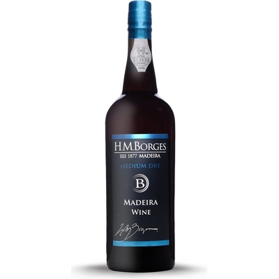 H.M. Borges Madeira 3y Medium dry fortifikované Portugalsko 18% 0,75 l (holá láhev)