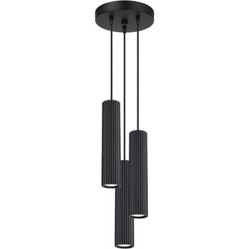 Sollux Черно висящо осветително тяло ø 19, 5 cm Gleam - Sollux (NL.1576)