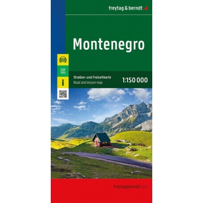 Černá Hora 1:150 000 / automapa + volnočasová mapa