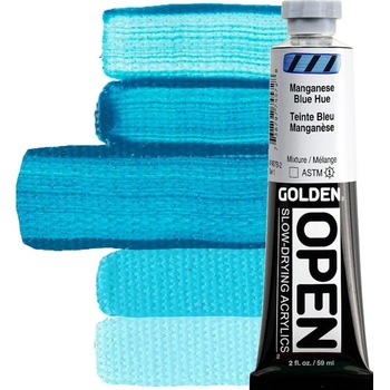 Golden Artist Colors Open АКРИЛНА боя Manganese Blue Hue 59 ml 1 бр (0007457-2)