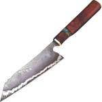 HARAHU Дамаски кухненски нож AR-38750 - Kiritsuke / Кафяв KP38750