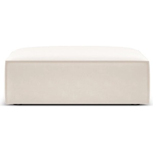 Mazzini Sofas Бежова кадифена табуретка Vanda - Mazzini Sofas (MAZ_POUF_51_F1_VANDA1)