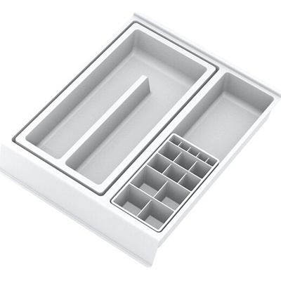 GOLLINUCCI Kúpeľňový organizér s príslušenstvom 270mm 308x242x53mm biela 10900302