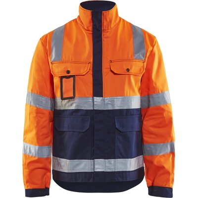 Blåkläder AB 4023 výstražná bunda oranžová/námornická modrá