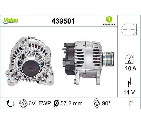 Alternátor VALEO 439501