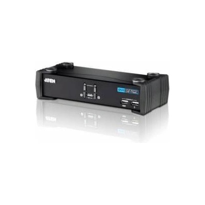 ATEN Превключвател KVMP ATEN CS1762A-AT, 2-портов, USB, DVI, Audio, ATEN-CS1762A-AT-G