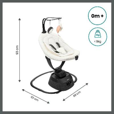 Babymoov houpačka Swoon Evolution Curl bílá