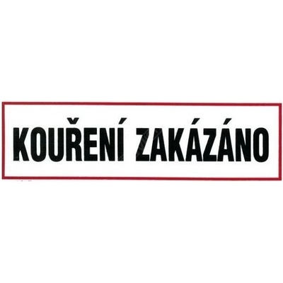 Tabulka bezpečnostní - Kouření zakázano 12276