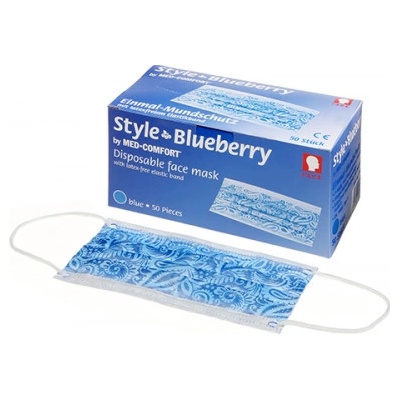 Style Ústenky Blueberry tmavo-modré 50 ks