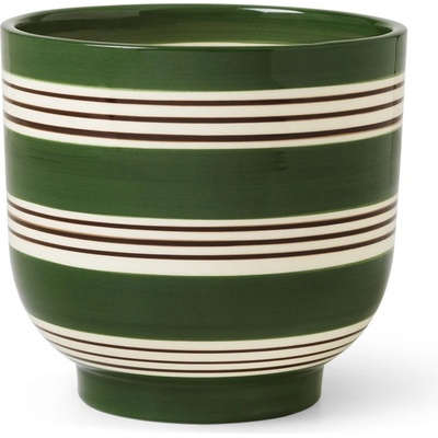 Kähler Design Тъмнозелена и бяла керамична саксия Nuovo, ø 15 cm Omaggio Nuovo - Kähler Design (690165)