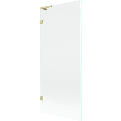 Mexen Lunar L параван за вана с 1 крило 80 x 150 см, прозрачен, златист четкан - 897L-080-000-55-00 (897L-080-000-55-00)