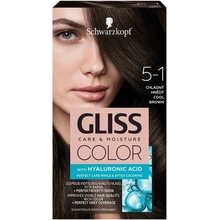 Gliss Color barva na vlasy 5-1 chladný hnědý 60 ml