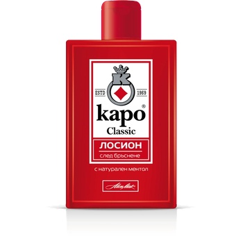 Каро Лосион за след бръснене с натурален ментол за мъже Kapo, 150 мл (161010)