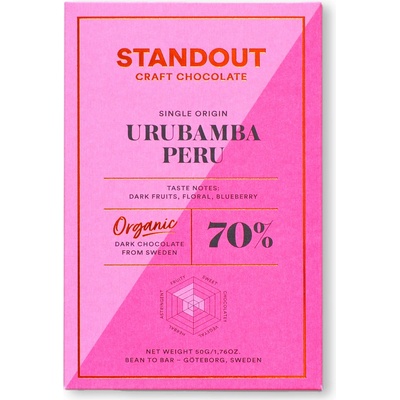 Standout Chocolate 70% Urubamba Peru 50 g