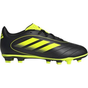 Adidas Юношески футболни бутонки Adidas Goletto VIII Juniors Firm Ground Football Boots - Black/Lemon