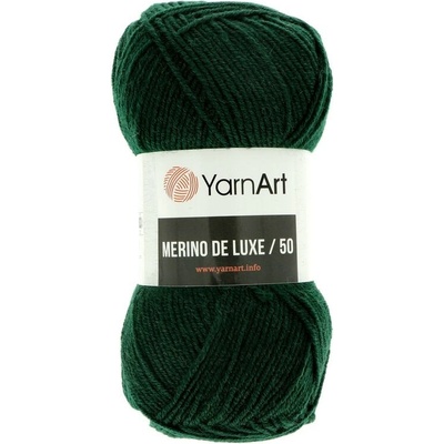 YarnArt Merino De Luxe 50 590 tmavě zelená