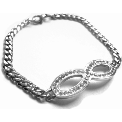 Steel Jewelry náramek nekonečno z chirurgické oceli NR500403