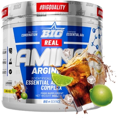 BIG Real Amino + Arginine [300 грама] Кола с лайм