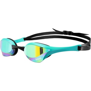 arena Cobra Ultra Swipe Mirror Unisex Race Swimming Goggles for Adults, Diving Goggles with Curved Mirror Lenses, Anti-Fog, UV Protection, 5 Interchangeable Nose Bridges - 002507-130-NS (002507-130-NS)