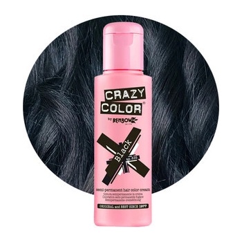 Crazy Color 030 farba na vlasy Black 100 ml