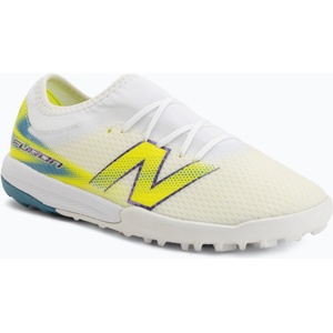 New Balance Buty piłkarskie dziecięce New Balance Furon Team V9 TF white/alkaline green