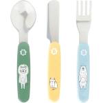 Badabulle Комплект прибори за хранене Badabulle, 3 части (B005417) - baby