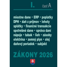 Zákony I. A / 2026 - Daňové zákony