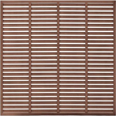Nabytek XL Lamelový plot WPC 180 x 180 cm hnědý