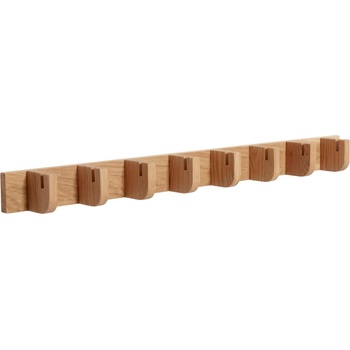 Hübsch Закачалка с ламели Hübsch от дъбова дървесина 8 кукички (881318)