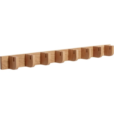 Hübsch Закачалка с ламели Hübsch от дъбова дървесина 8 кукички (881318)