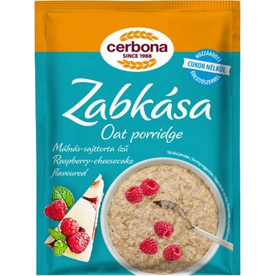 Cerbona Ovsená kaša malina syrová torta bez pridaného cukru so sladidlami 50 g