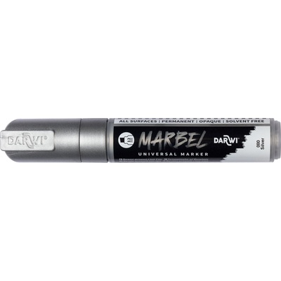 Darwi Marbel Химикал маркер 12 mm Silver N°080 1 бр (DA0232012080C)