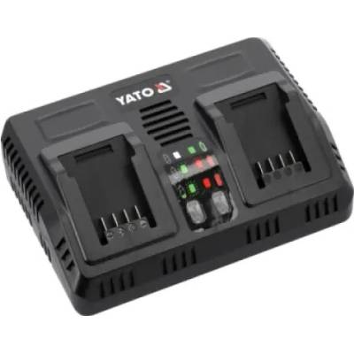 Yato - Systémová nabíječka baterií dvojitá 18V