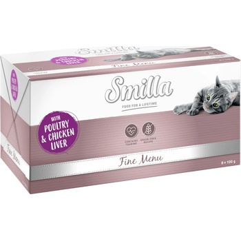 Smilla Fine Menu hydina a kuracia pečeň 8 x 100 g