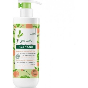 KLORANE Шампоан за разресване - праскова, Klorane Junior Detangling Shampoo Peach Aroma 500 ml