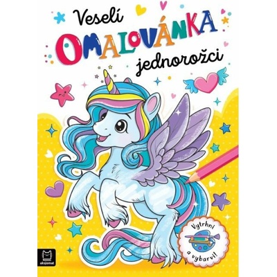 Omalovánka Veselí jednorožci