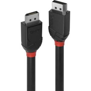 Lindy LNY-36493 : : Кабел DisplayPort 1.2 Black Line, M-M, 4K, черен, 3.0 м