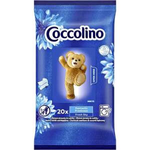 Coccolino Intense Fresh Sky МОКРИ ароматни кърпички за сушилня 20 бр