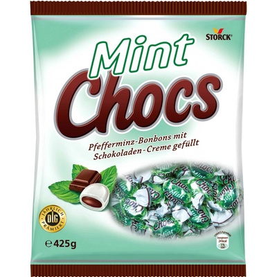 Storck Mint Chocs, čokoládové bonbony s mátou 425 g