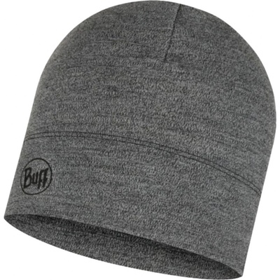 Buff Midweight merino Wool Hat light grey melange