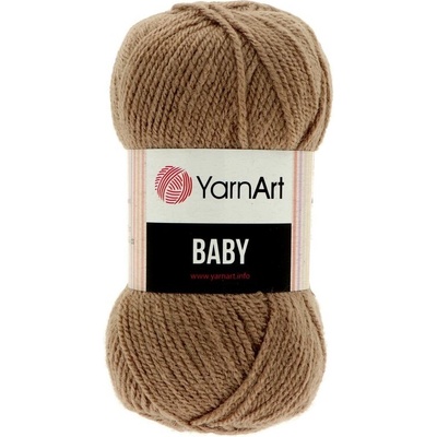 YarnArt Baby 218 hnědá