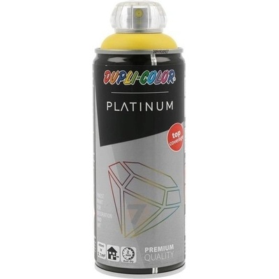 Dupli-Color Platinum citrónovo žltá hodvábne matná farba v spreji 400 ml