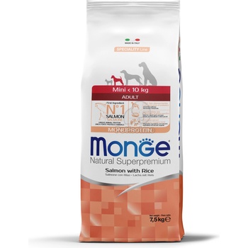Monge Mini Adult salmon & rice 7,5 kg