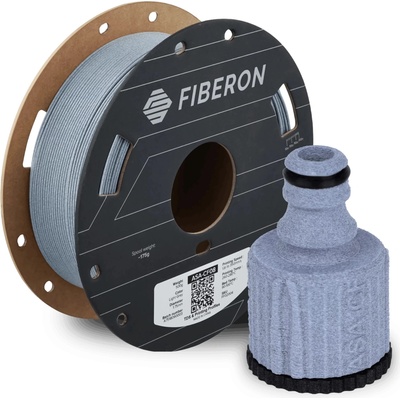 Polymaker Fiberon ASA-CF08 Svetlosivá / Light Grey 1,75mm 0,5 kg