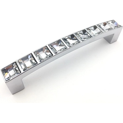 Tulip ENZA chróm lesklý s kameňmi Swarovski 128 mm