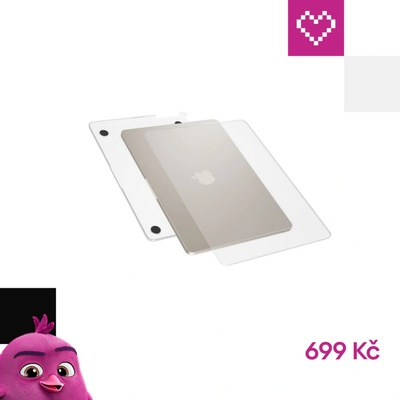 Epico Slim Shell for Macbook Air 13,6" M2/M3/M4 (A2681/A3113), transparentní 64710101000004